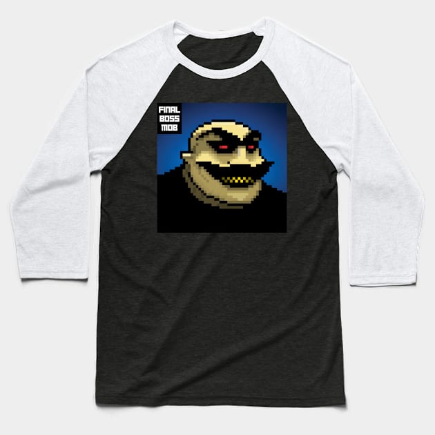 Final Boss Mob #48 Baseball T-Shirt by Final Boss Mob